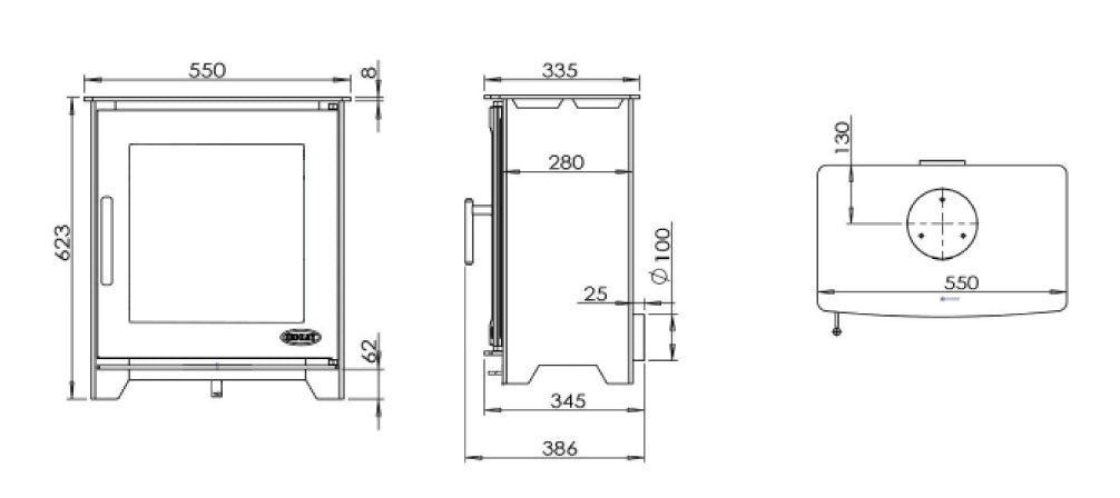 Dalewood Landscape Freestanding Stove