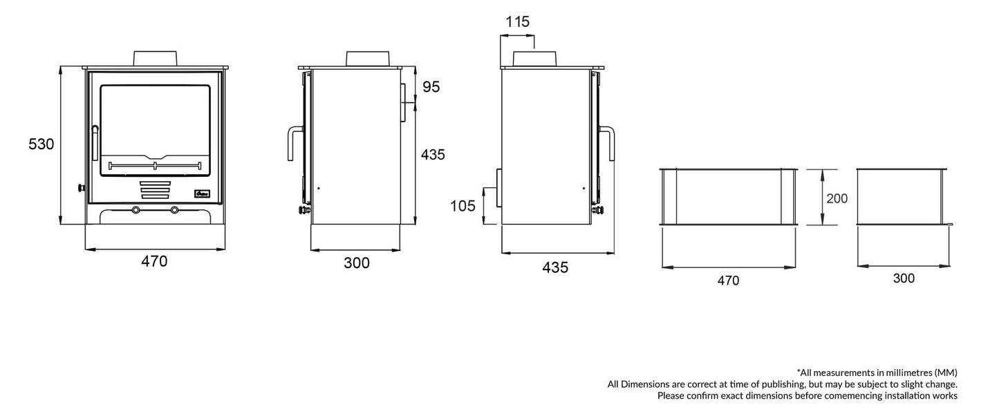 Severn 8. Freestanding Stove